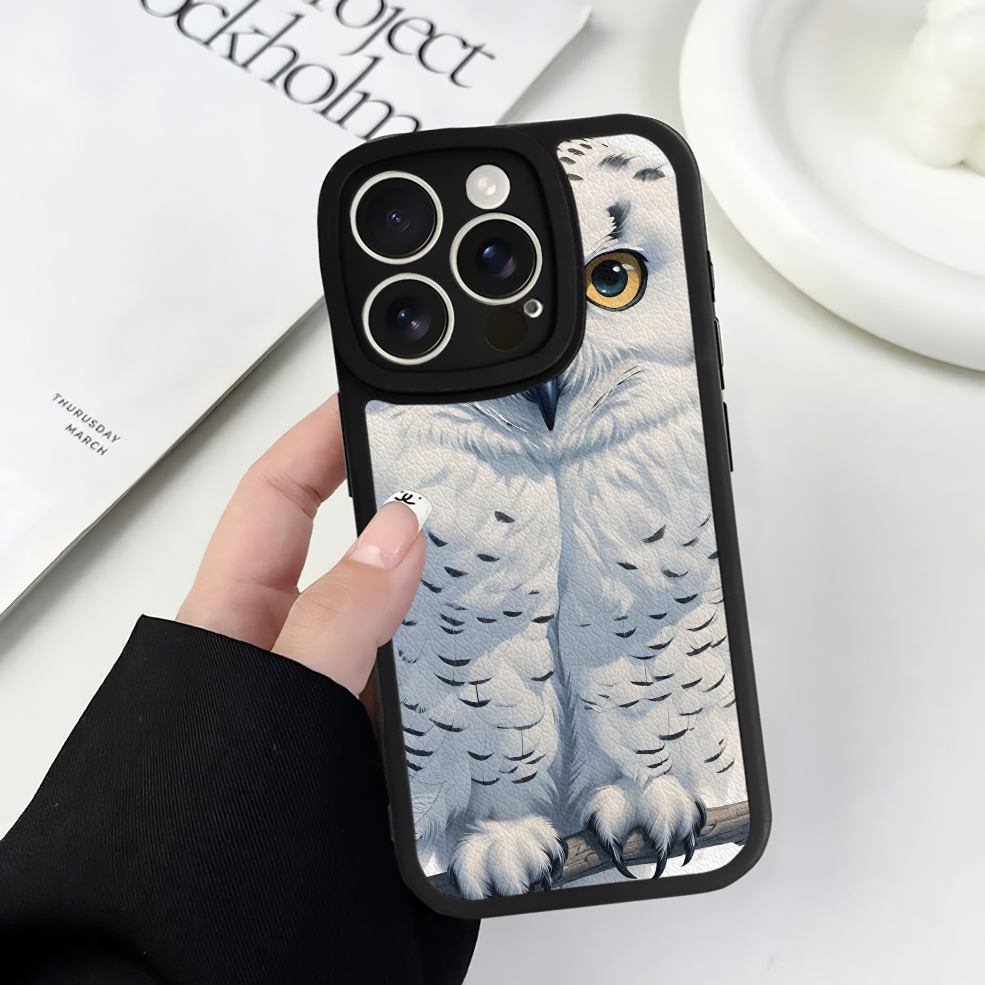（画像用） Harry Potter ハリー・ポッターシリーズ 【iPhone 16シリーズ対応】シリコンスマホケース（レザー調） 材質：シリコン